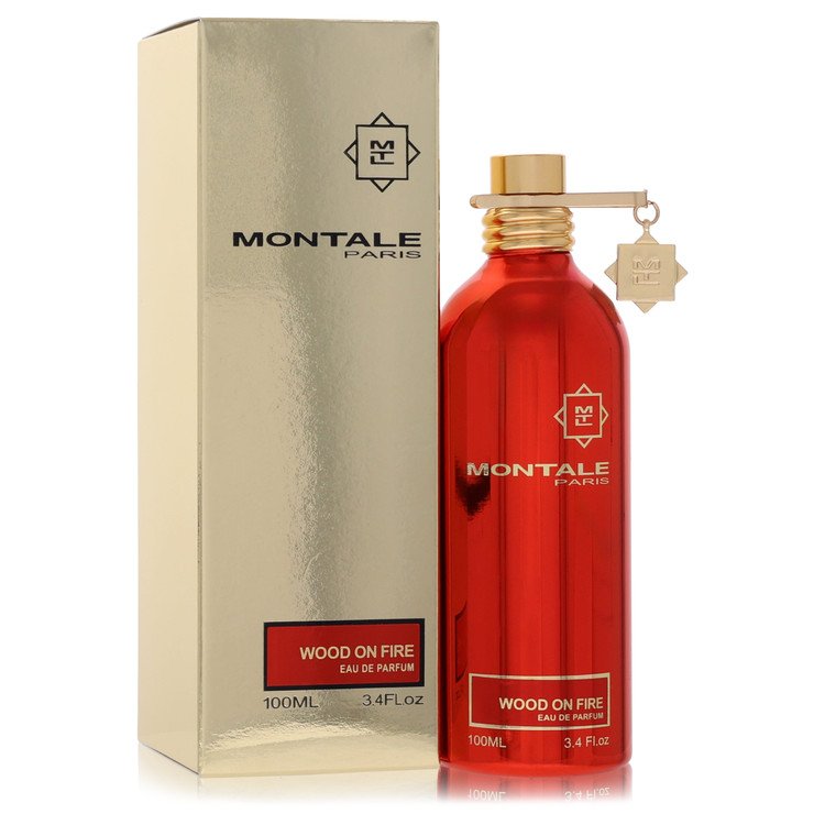 Montale Wood On Fire by Montale - Eau De Parfum Spray (Unisex) 3.4 oz