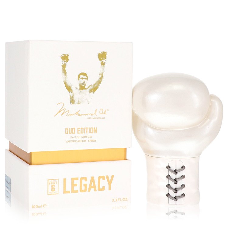 Muhammad Ali Legacy Round 6 by Muhammad Ali - Eau De Parfum Spray (Oud Edition) 3.3 oz
