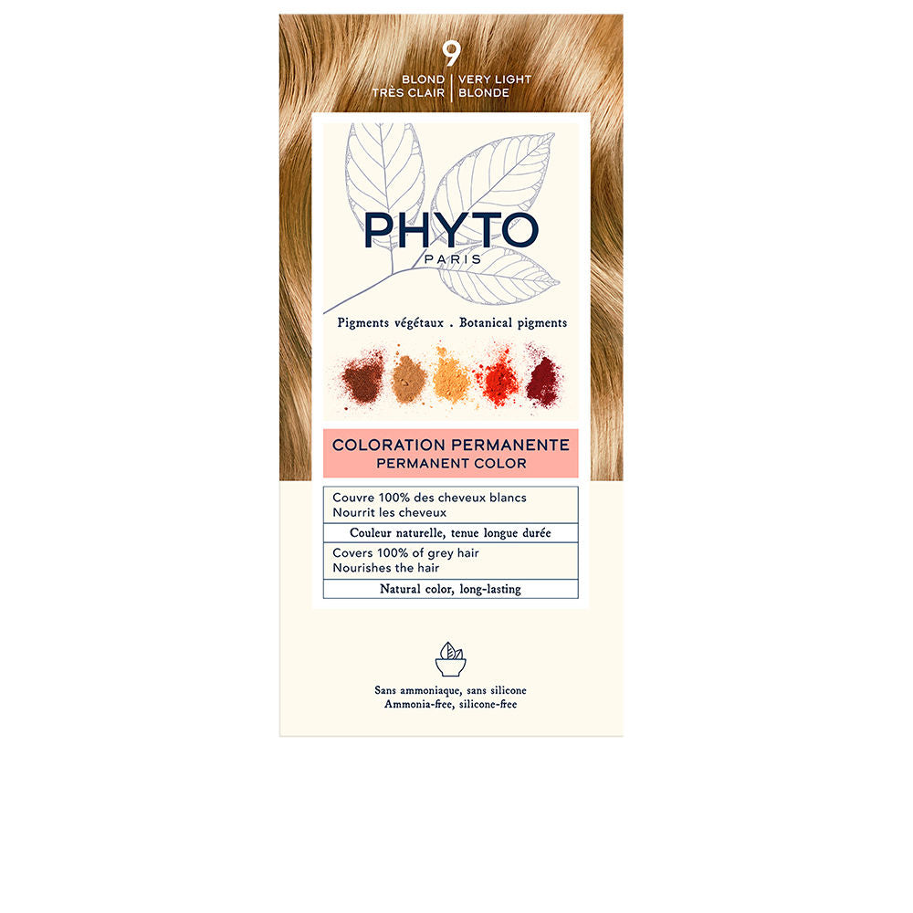 PHYTOCOLOR #9-rubio muy claro 4 u