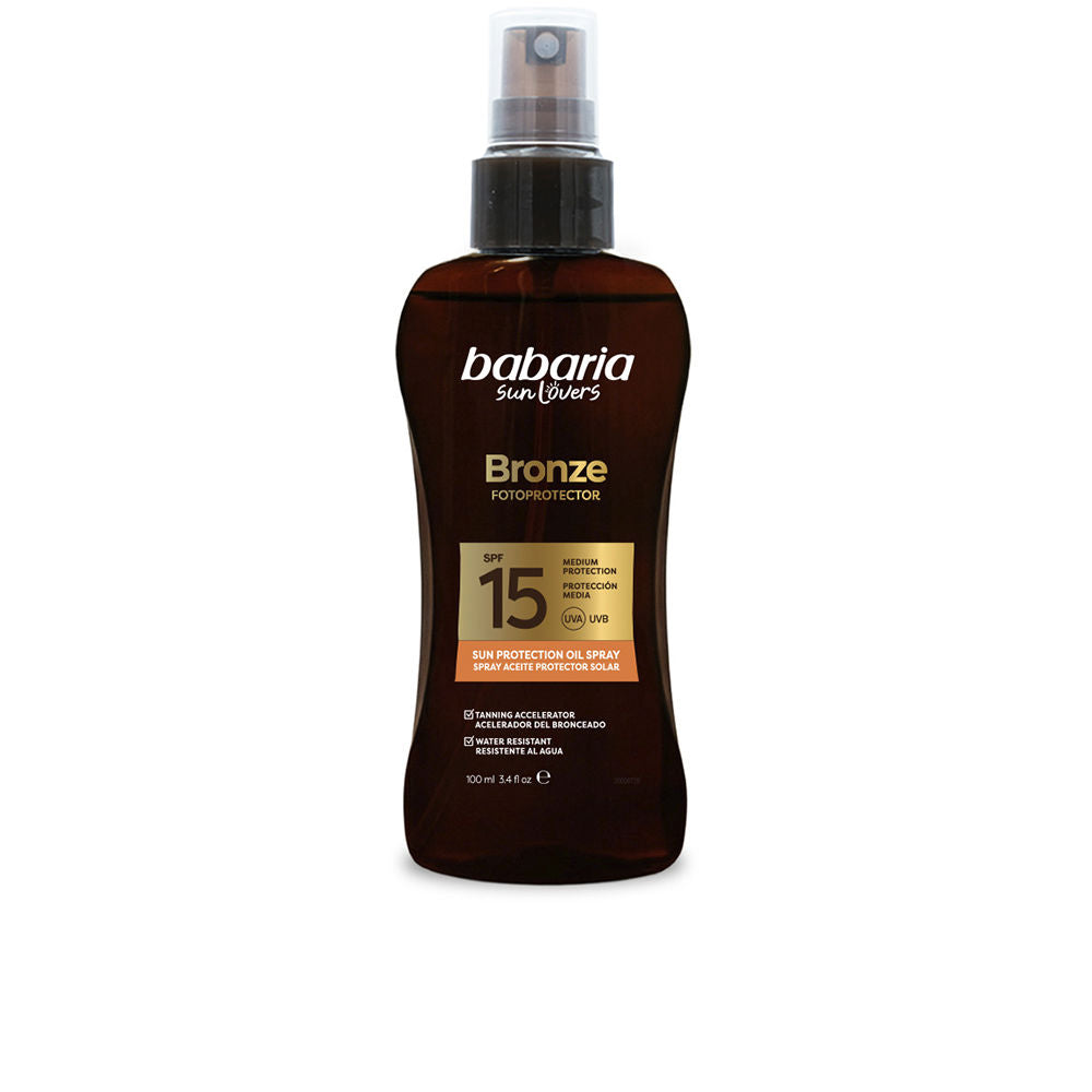 SUN LOVERS BRONZE spray aceite protector solar SPF15
