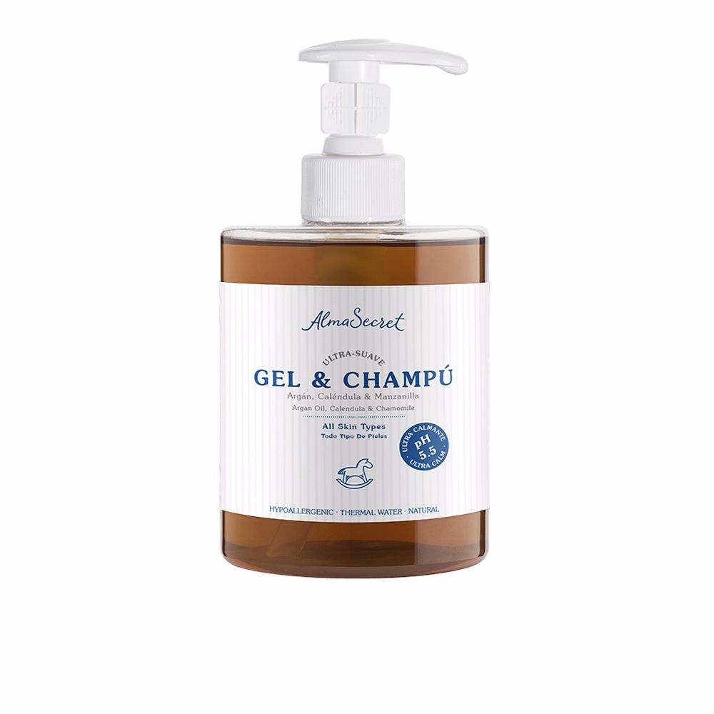 Gentle GEL-SHAMPOO with argan, calendula & chamomile 500 ml