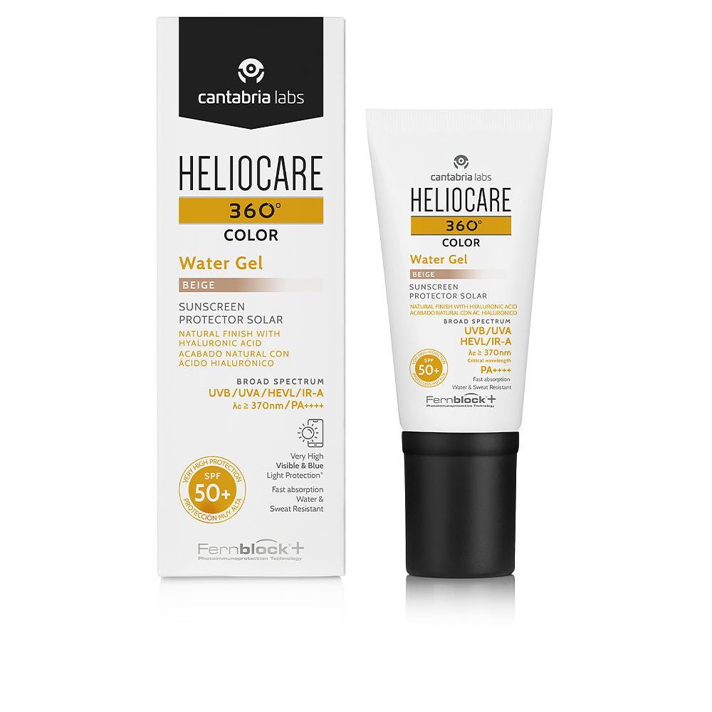 HELIOCARE 360° COLOR sunscreen with aqua gel color SPF50+ #beige 50 ml
