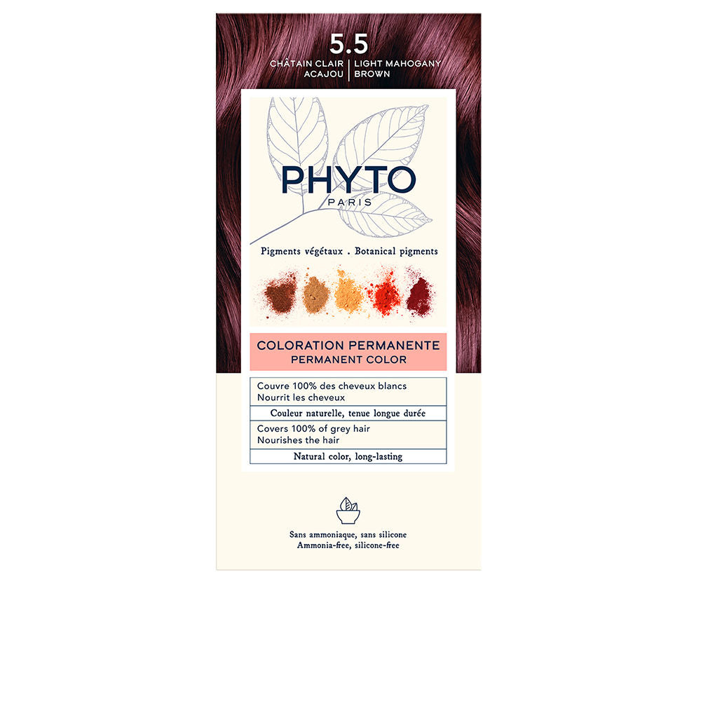 PHYTOCOLOR #5.5-Light Mahogany Brown 4 u