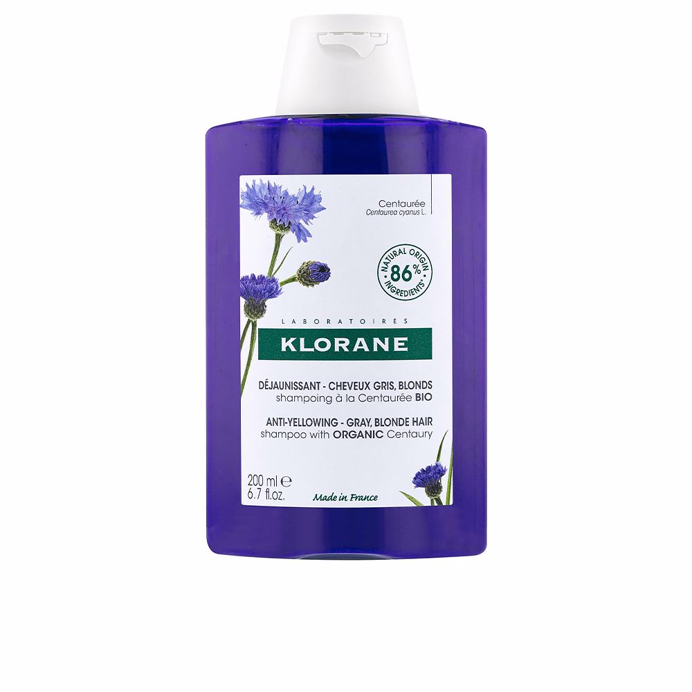 A LA CENTAUREA BIO anti-yellowing shampoo for gray and blonde hair