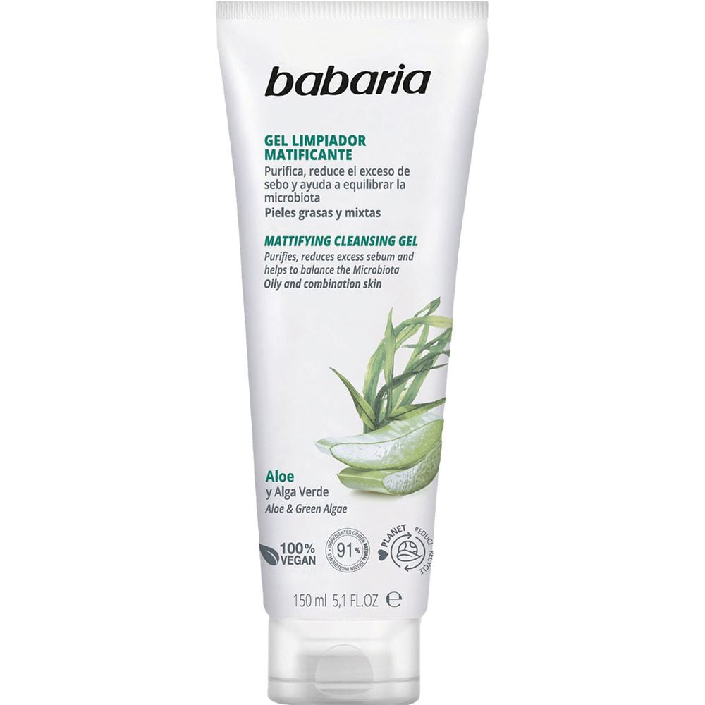 ALOE VERA mattifying facial cleansing gel