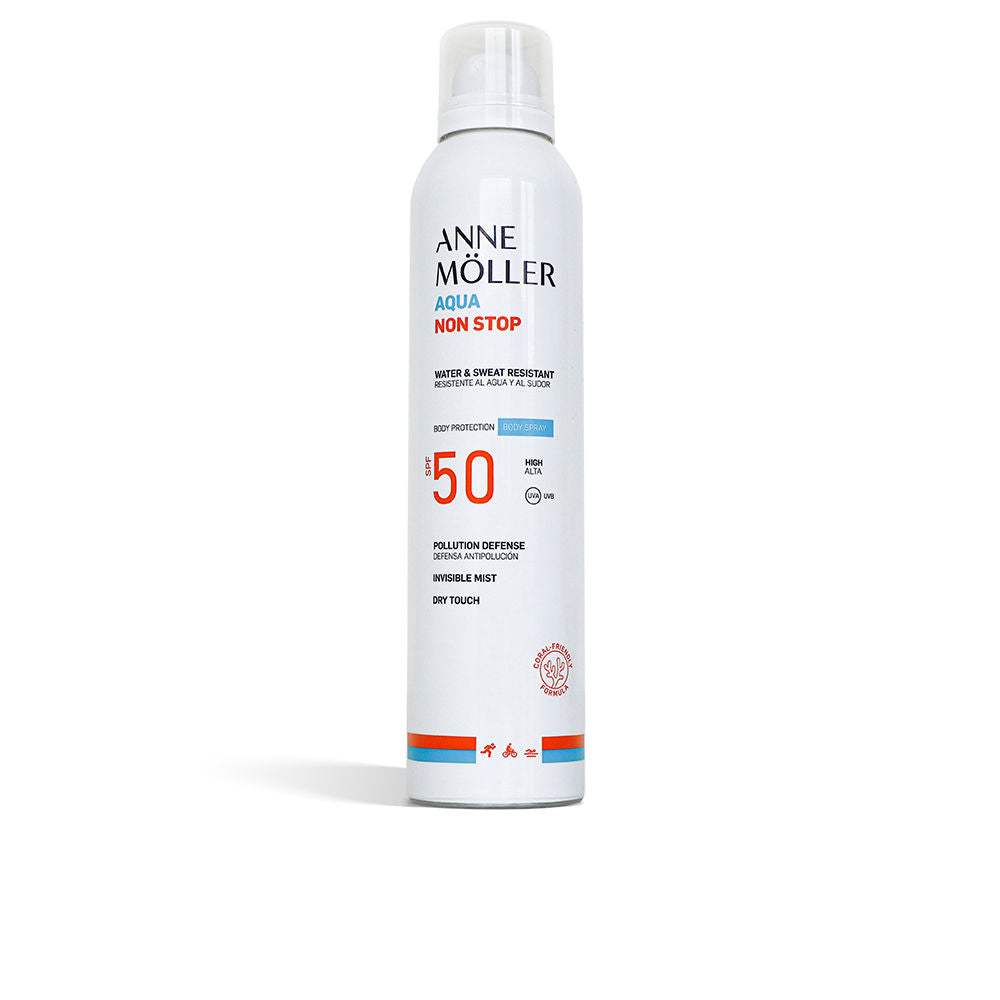 AQUA NON STOP water and sweat resistant body spray SPF50 200 ml