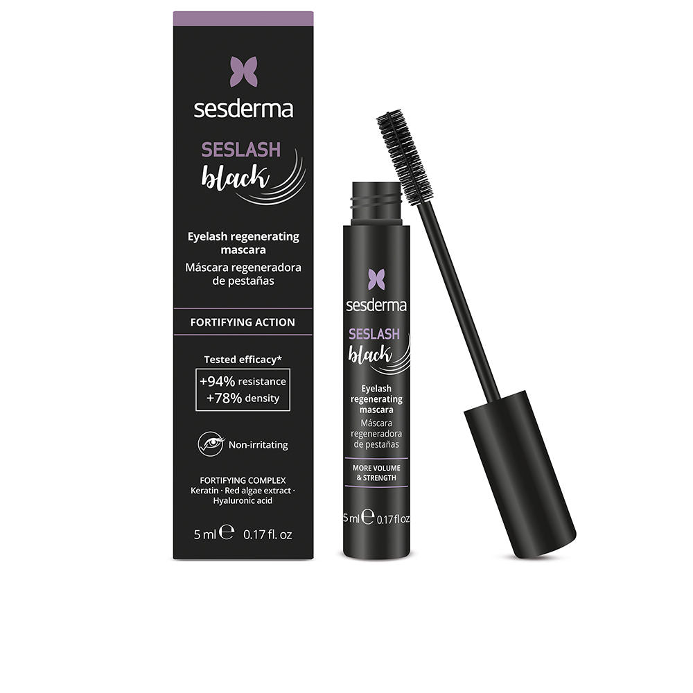 SESLASH BLACK regenerating mascara for eyelashes #black