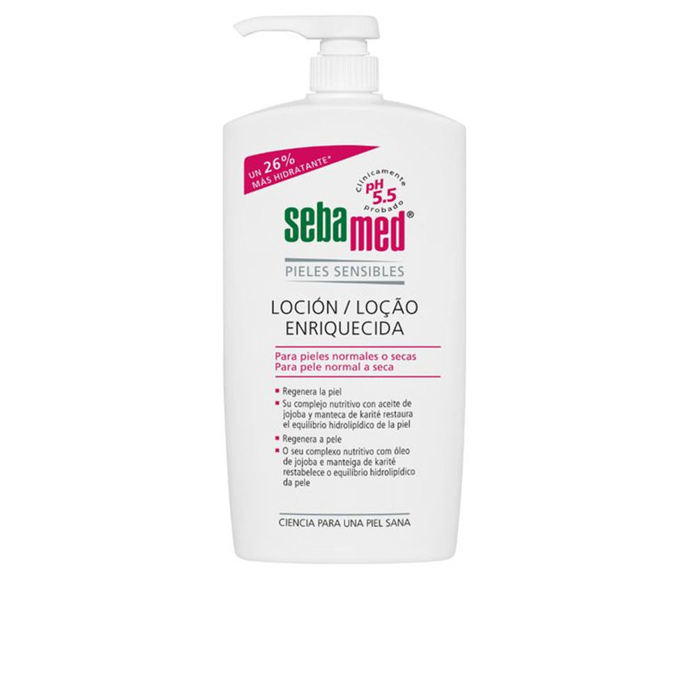 DRY AND SENSITIVE SKIN enriched lotion 750 ml