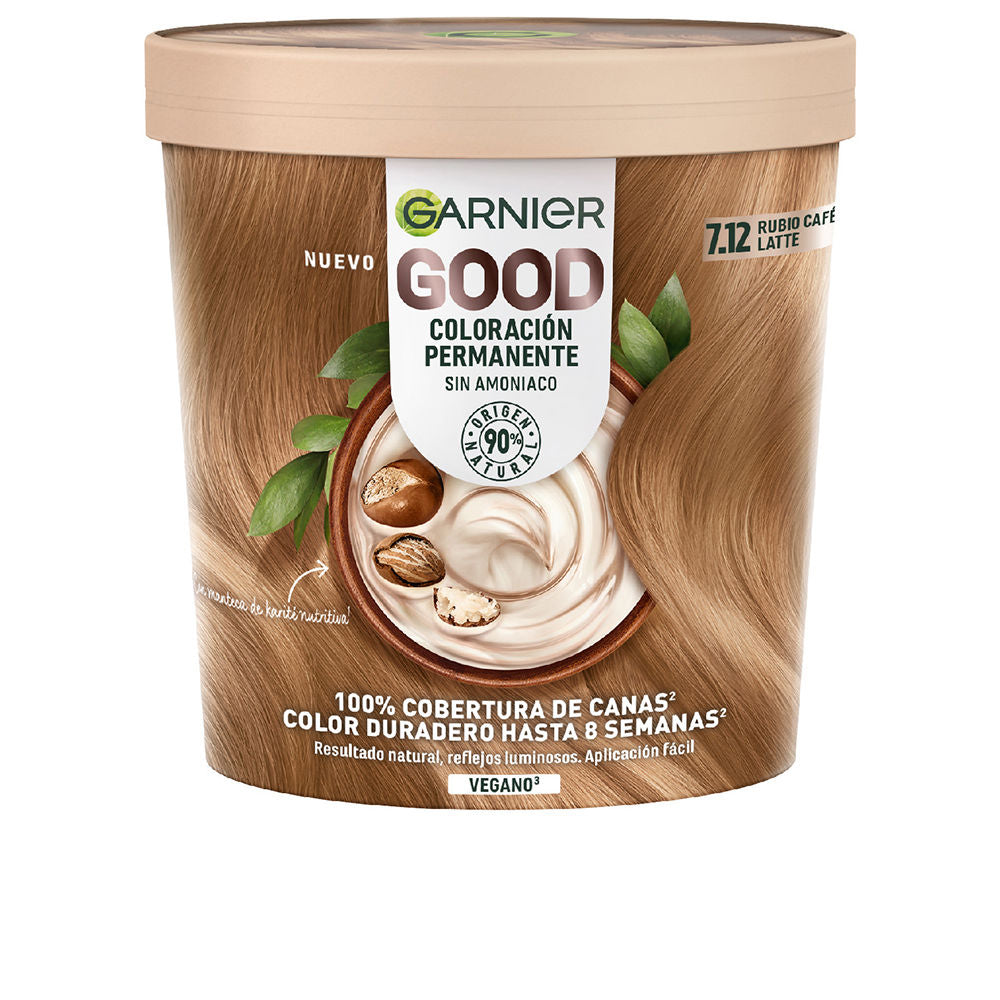 GOOD permanent color #7.12 latte blonde 217 ml