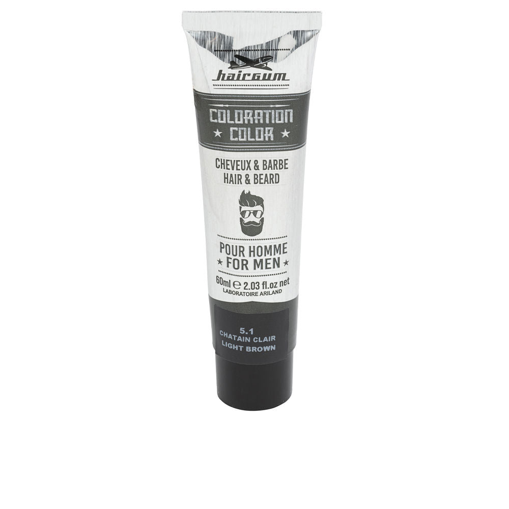 COLORATION beard and hair dye #5.1-Light Brown 60 gr