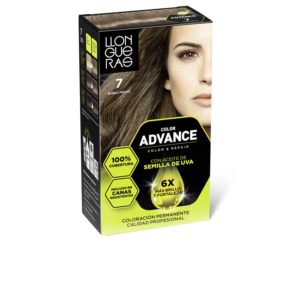COLOR ADVANCE #7-rubio medio 1 u