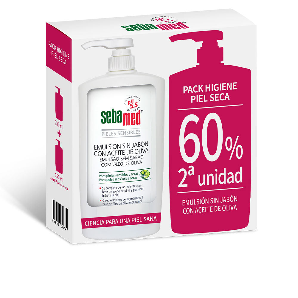 EMULSION WITHOUT SOAP bath gel with olive oil duo 2 x 750 ml