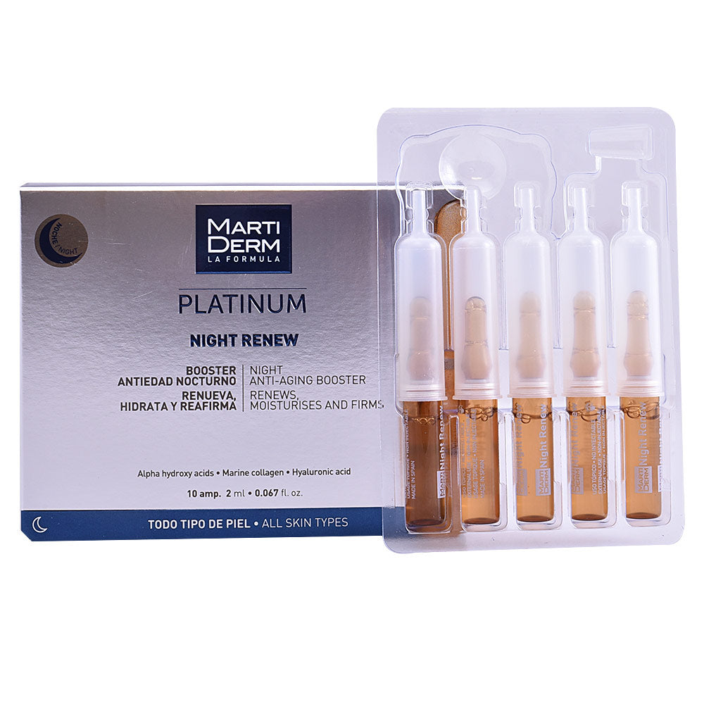 PLATINUM NIGHT RENEW ampoules 10 x