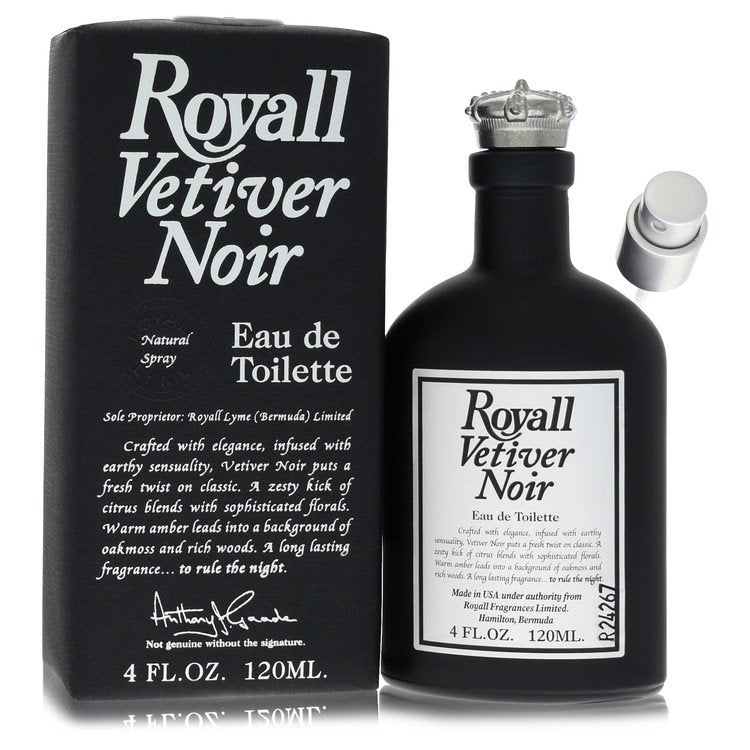 Royall Vetiver Noir by Royall Fragrances - Eau de Toilette Spray 4 oz
