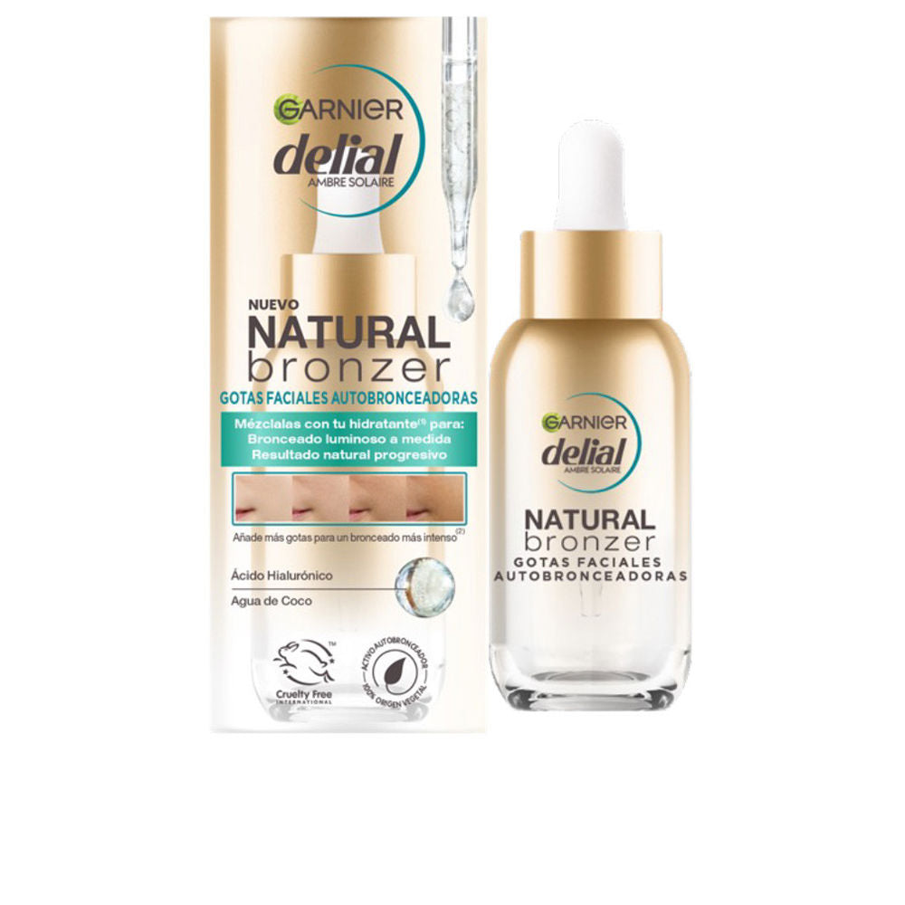 NATURAL BRONZER self-tanning facial drops