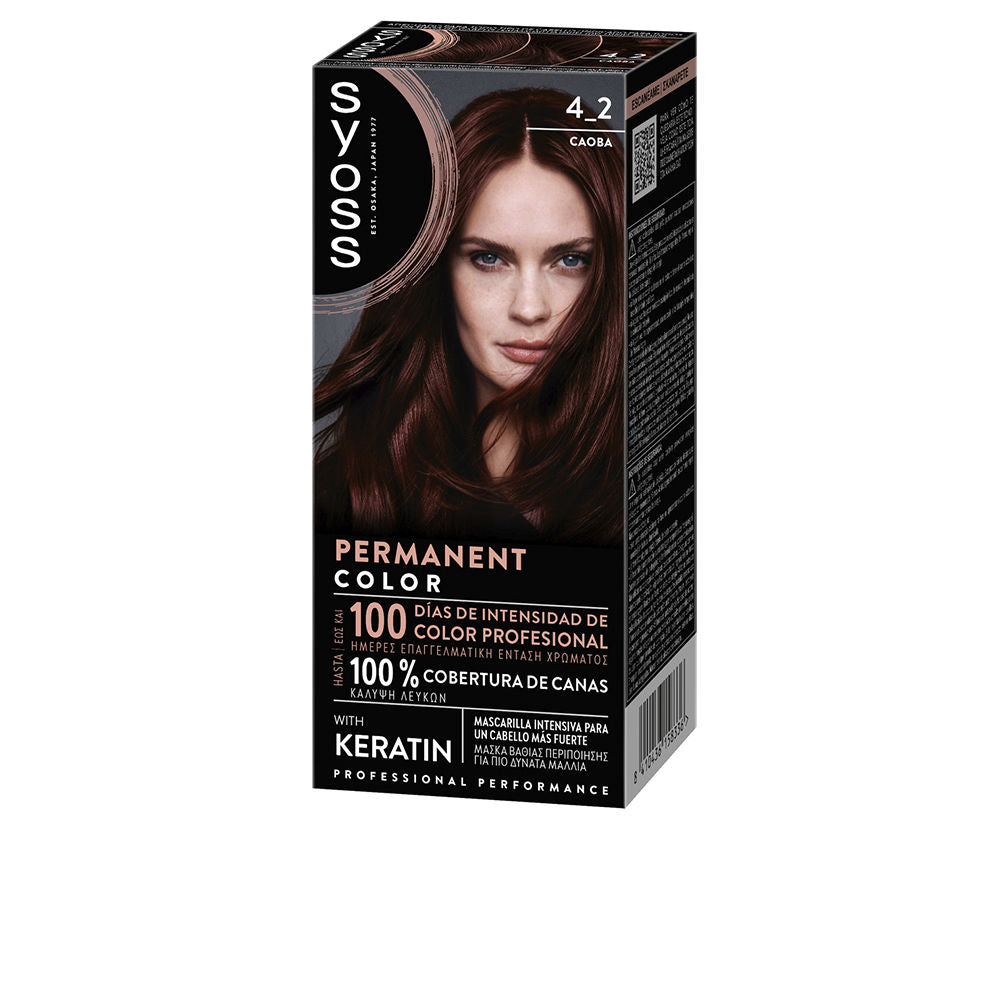 PERMANENT COLOR #4.2-Caoba 1 u