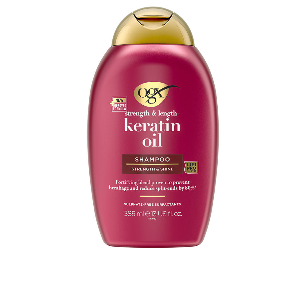 KERATIN OIL anti-breakage hair shampoo 385 ml