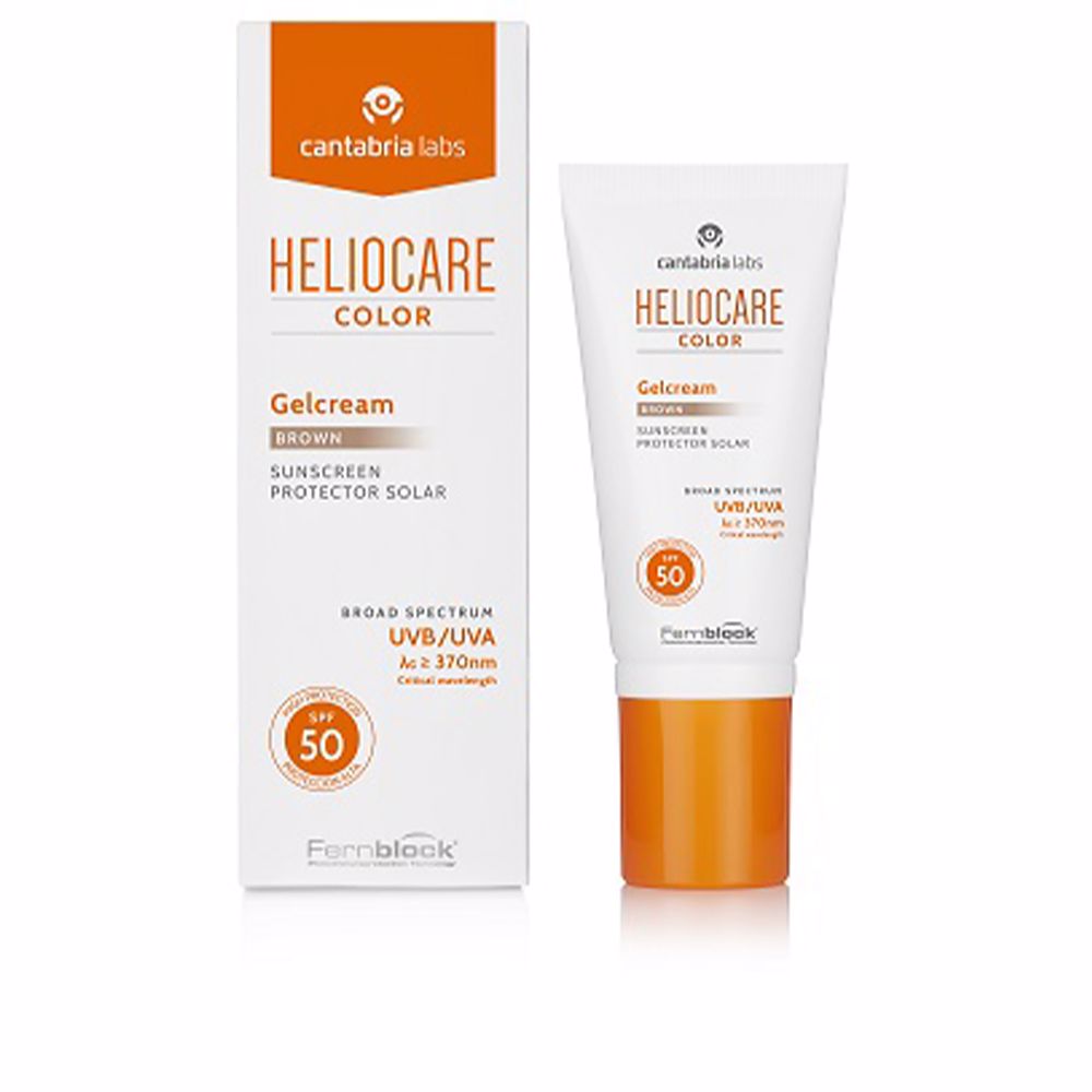HELIOCARE COLOR sunscreen with cream gel color SPF50 #brown