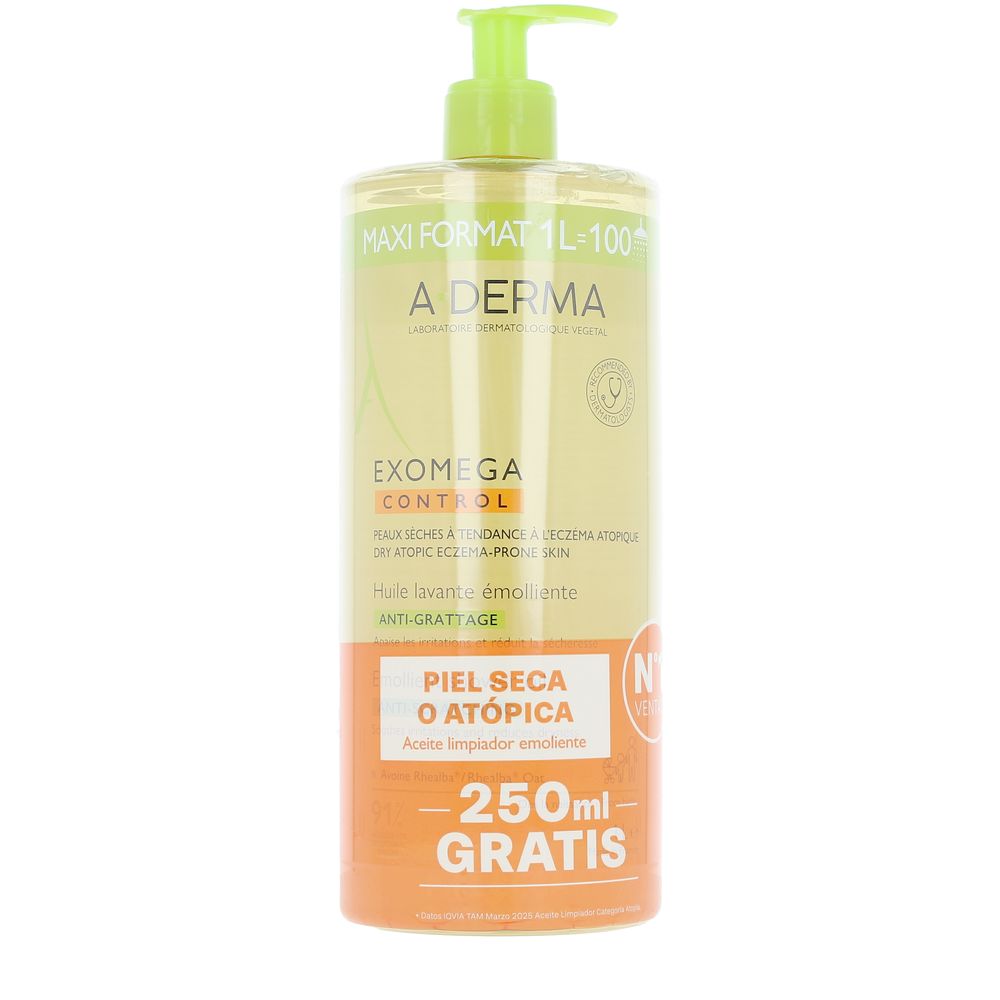 EXOMEGA CONTROL emollient shower oil 1000 ml