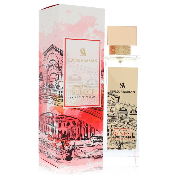 Swiss Arabian Passion of Venice by Swiss Arabian - Extrait De Parfum Spray (Unixex) 3.4 oz