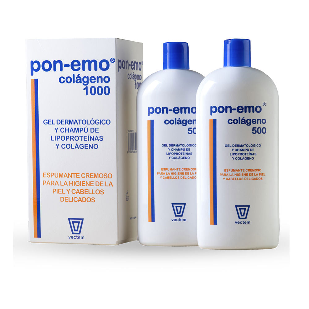 PON-EMO COLLAGEN dermatological gel and shampoo pack 2 x 500 ml