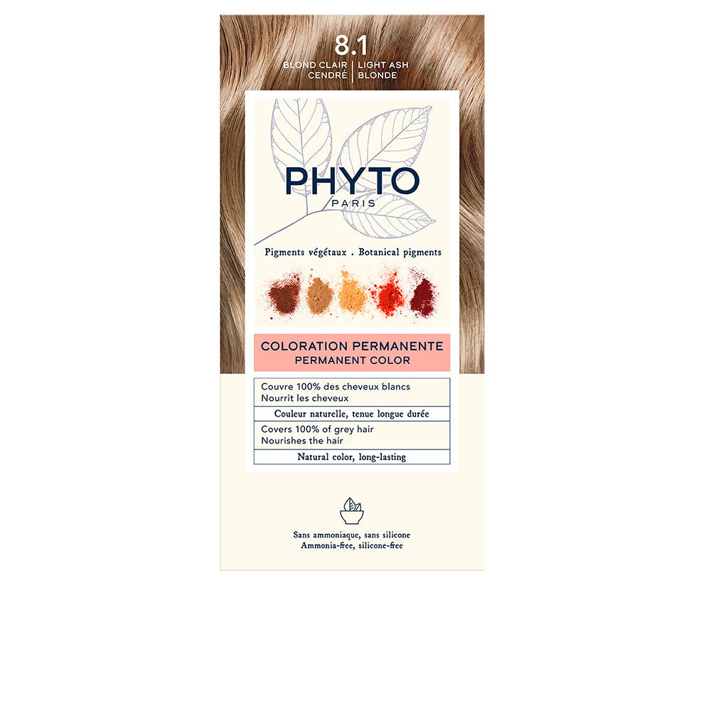 PHYTOCOLOR #8.1-Light Cendre Blonde 4 u