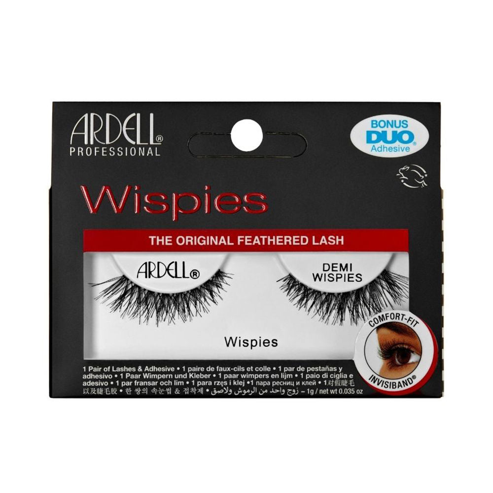 ARDELL WISPIES eyelashes #demi wispies black 1 u