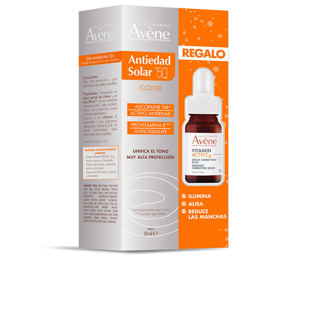 SOLAIRE ANTI-AGING WITH COLOR SPF 50+ 2-pack