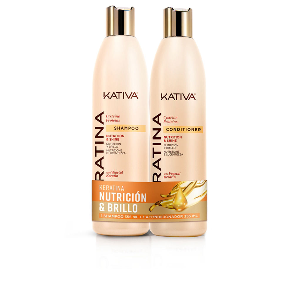 KATIVA KERATINA KIT SHAMPOO + CONDITIONER