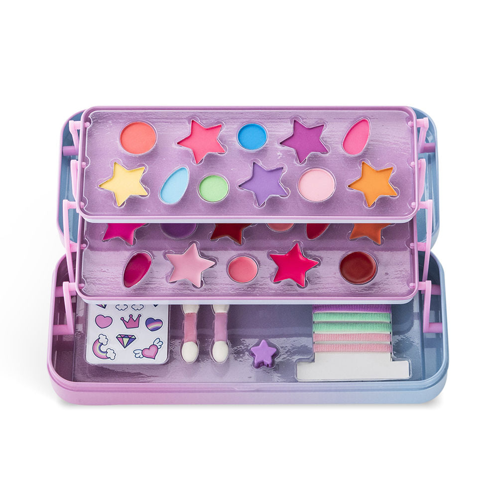 LITTLE UNICORN TIN CASE 3 LEVELS LOT 29 pcs