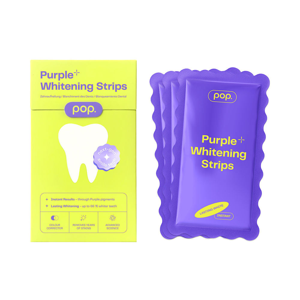 POP. PURPLE+ Violet Whitening Strips 7 units