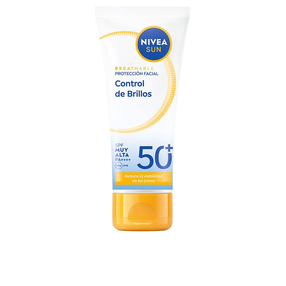 SUN facial protection shine control SPF50+