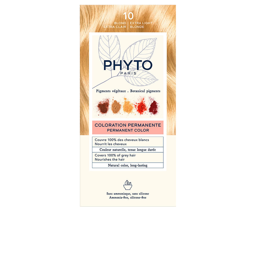 PHYTOCOLOR #10-rubio extra claro 4 u