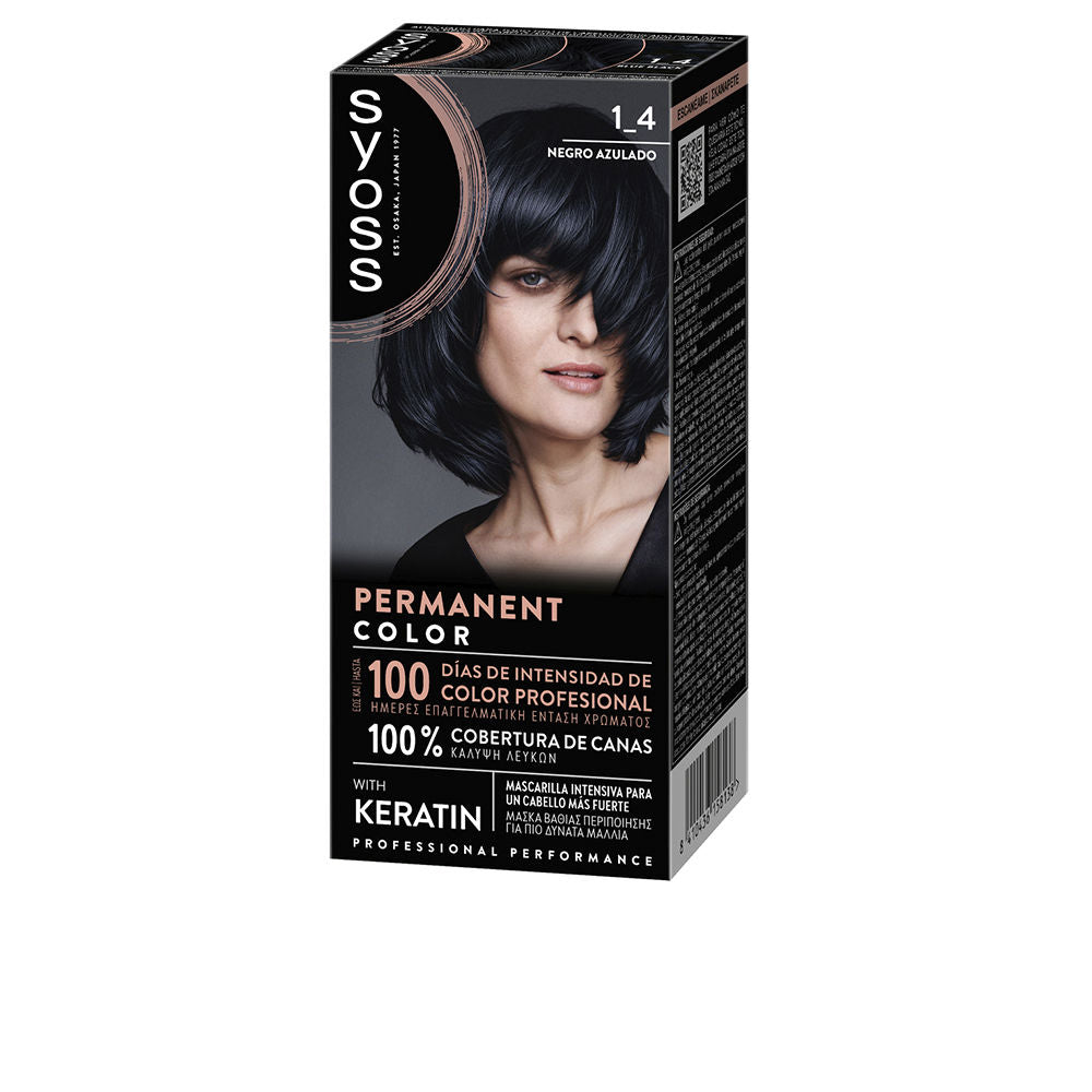PERMANENT COLOR #1.4-Negro Azulado 1 u