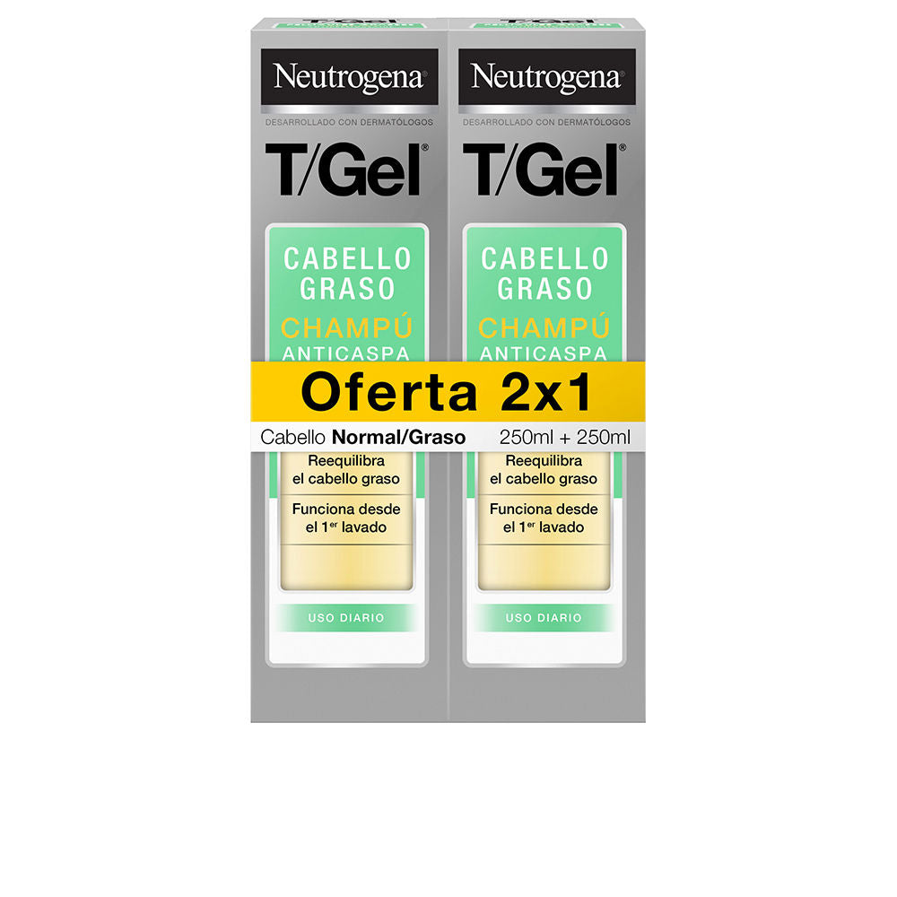 T/GEL NORMAL-OILY ANTI-DANDRUFF SHAMPOO PACK 2 x 250 ml