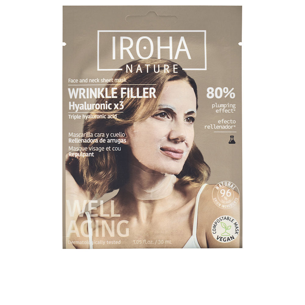 WRINKLE FILLER & ANTI-AGE wrinkle filler face & neck mask