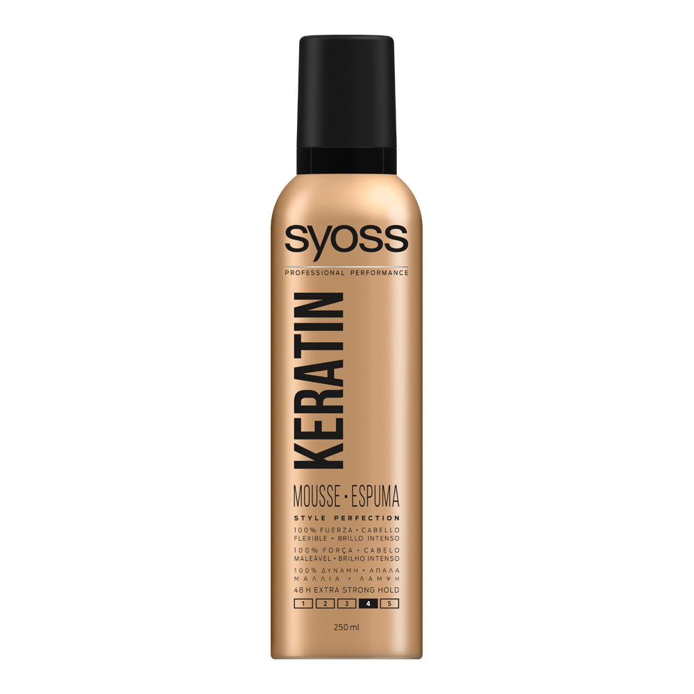 KERATIN flexible and shiny mousse 250 ml