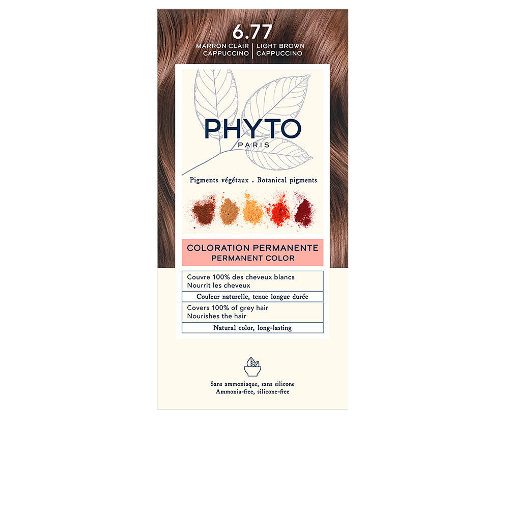 PHYTOCOLOR #6.77-marrón claro capuchino 4 u