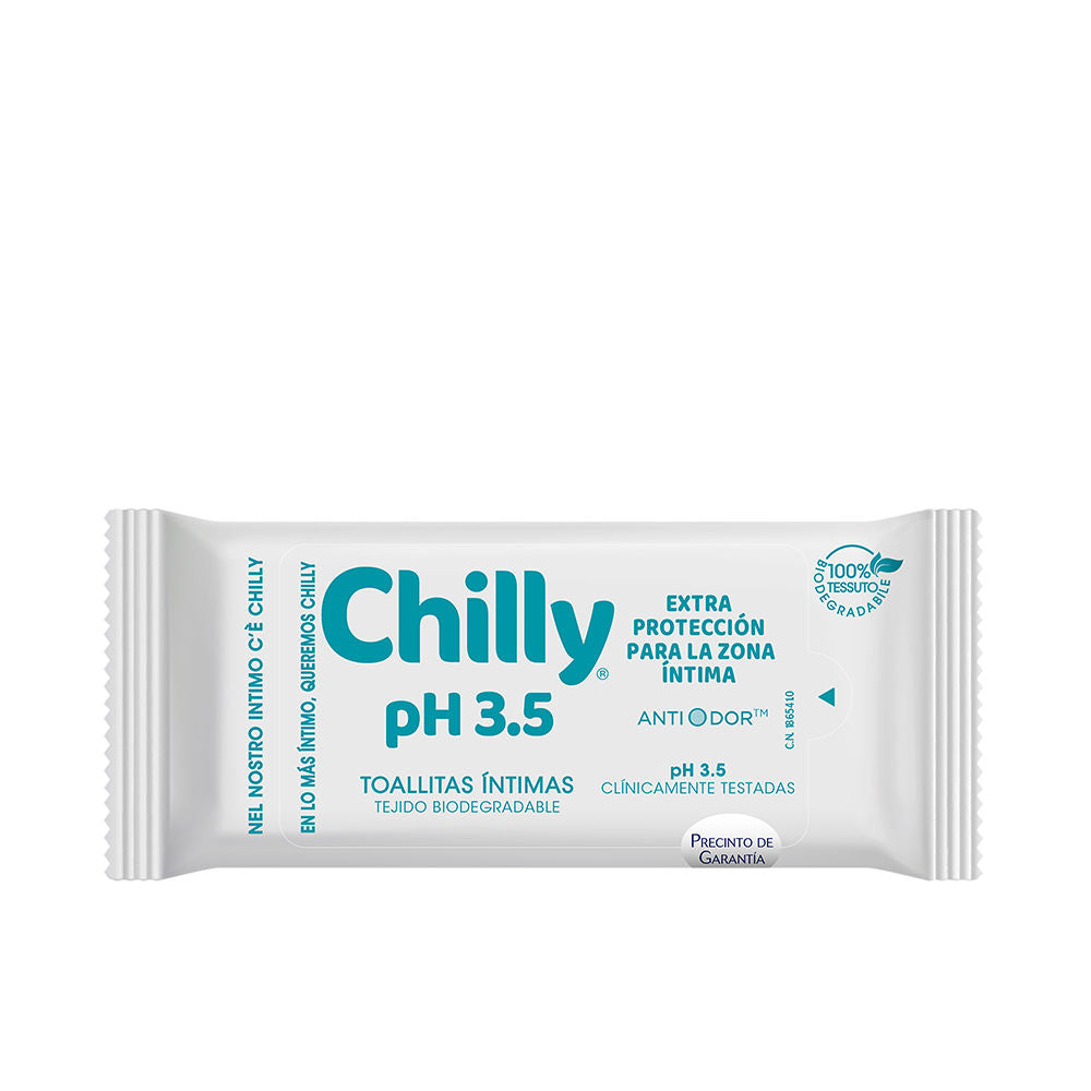 CHILLY POCKET intimate wipes ph 3.5
