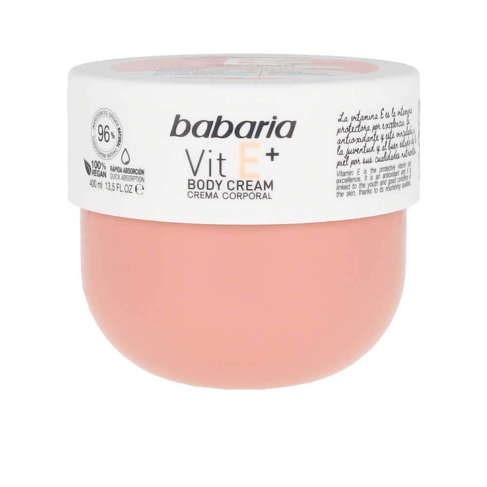 VITAMIN E+ body cream 100% vegan