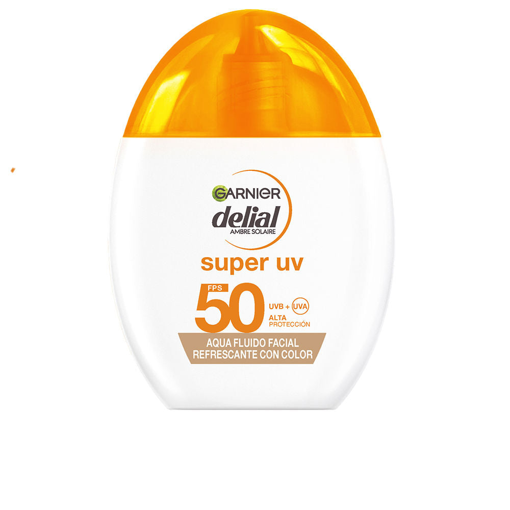 DELIAL SUPER UV aqua refreshing facial fluid with color SPF50 40 ml