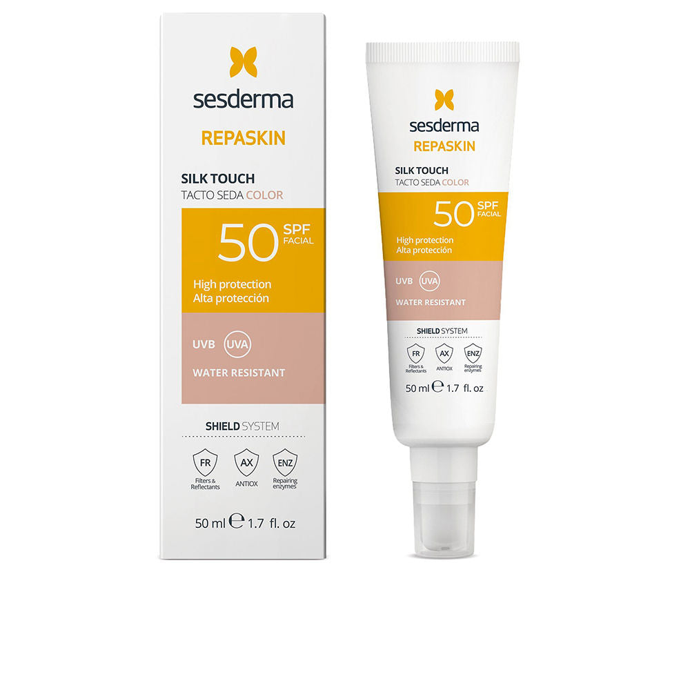REPASKIN FACIAL silk touch with color SPF50