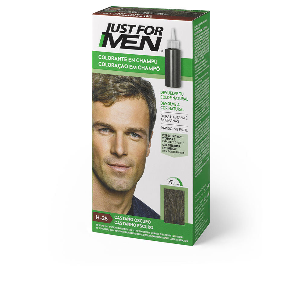 JUST FOR MEN COLORANT in shampoo #dark 30 ml