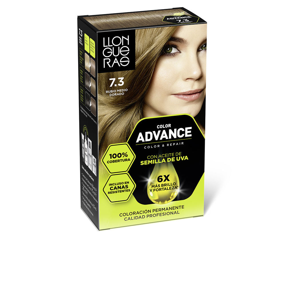 COLOR ADVANCE #7,3-rubio medio dorado 1 u