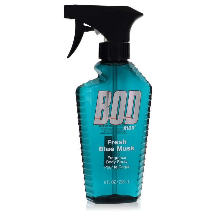 Bod Man Fresh Blue Musk by Parfums De Coeur - Body Spray 8 oz