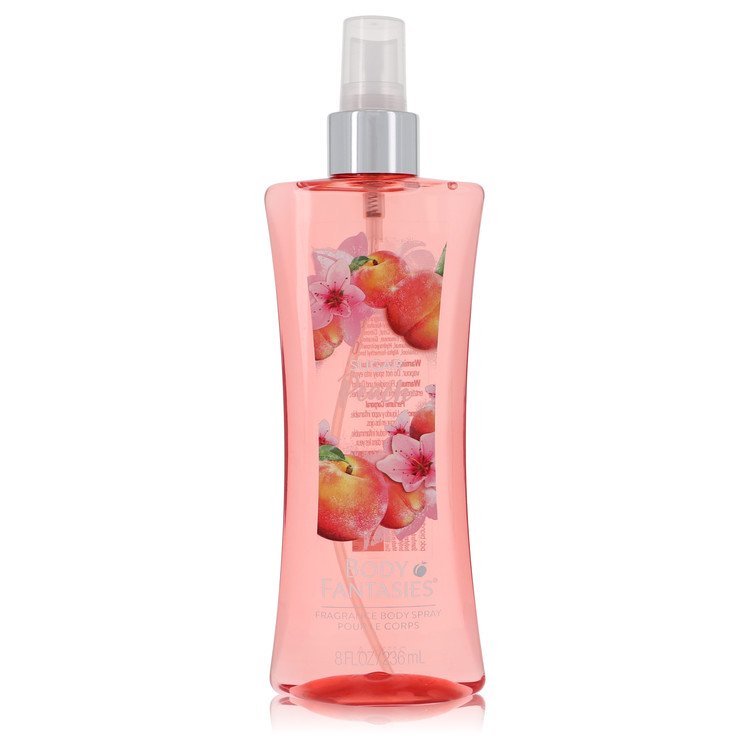 Body Fantasies Signature Sugar Peach by Parfums De Coeur - Body Spray 8 oz