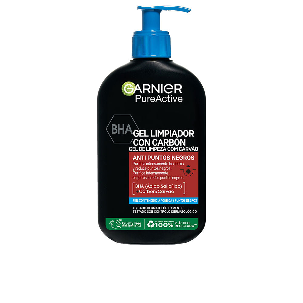 PURE ACTIVE charcoal anti-blackhead cleanser gel 250 ml