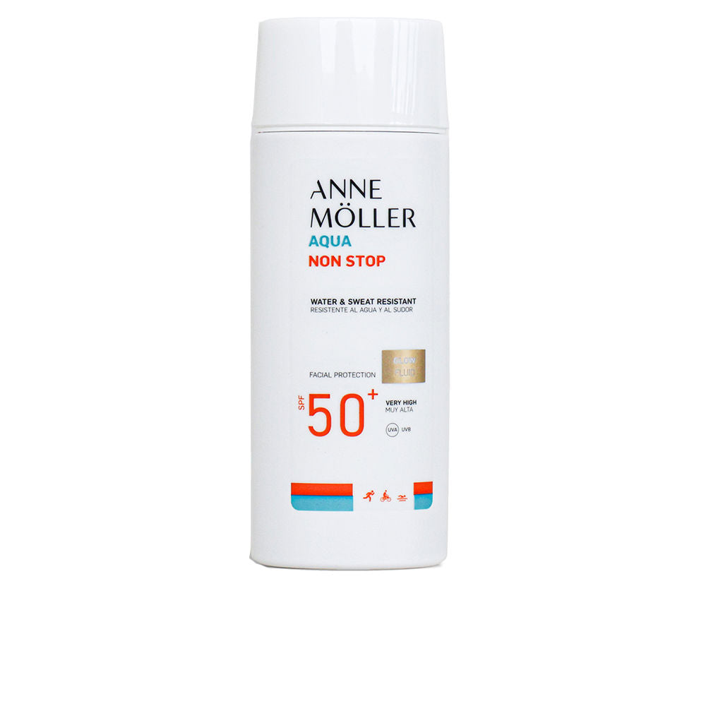 AQUA NON STOP water and sweat resistant glow fluid SPF50+ 75 ml