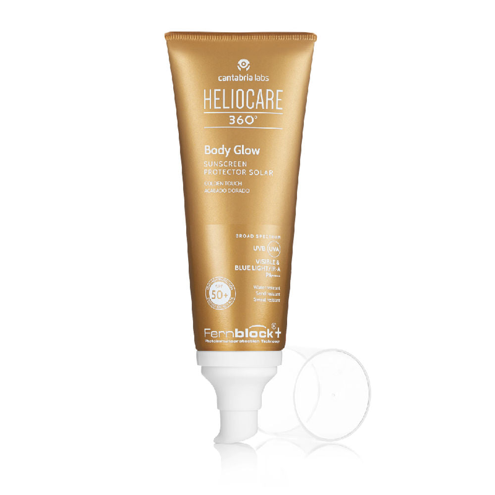 HELIOCARE 360º body glow sunscreen golden finish SPF50+
