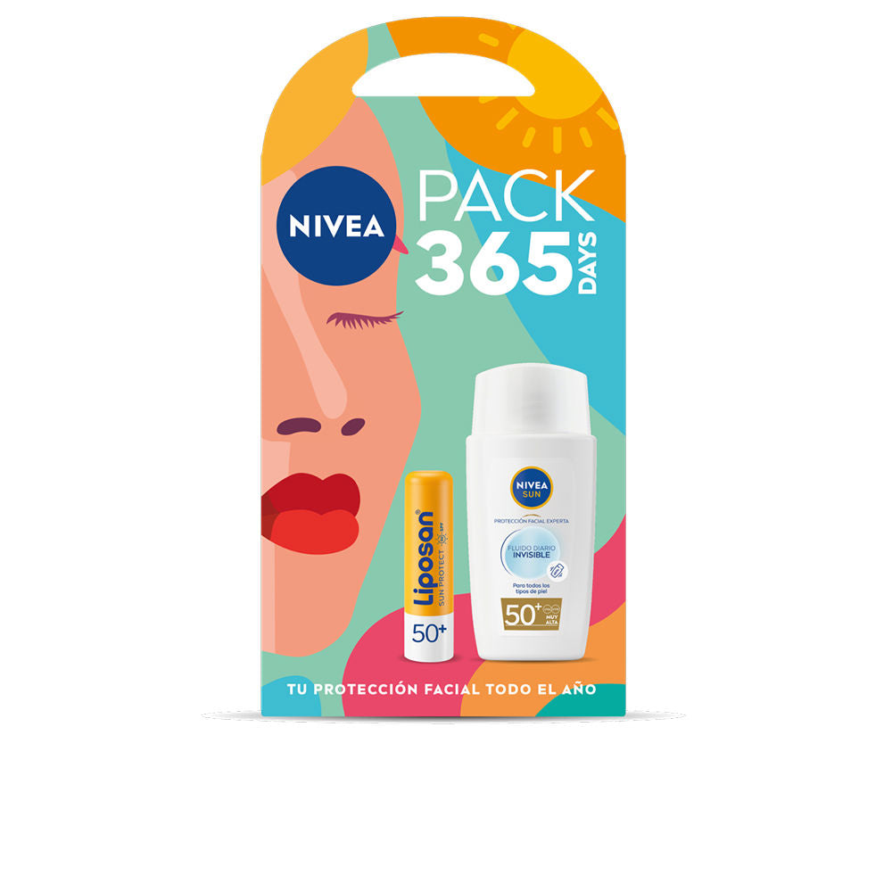 SUN INVISIBLE DAILY FLUID SPF50 + LIPOSAN SPF50 PACK 2 pcs
